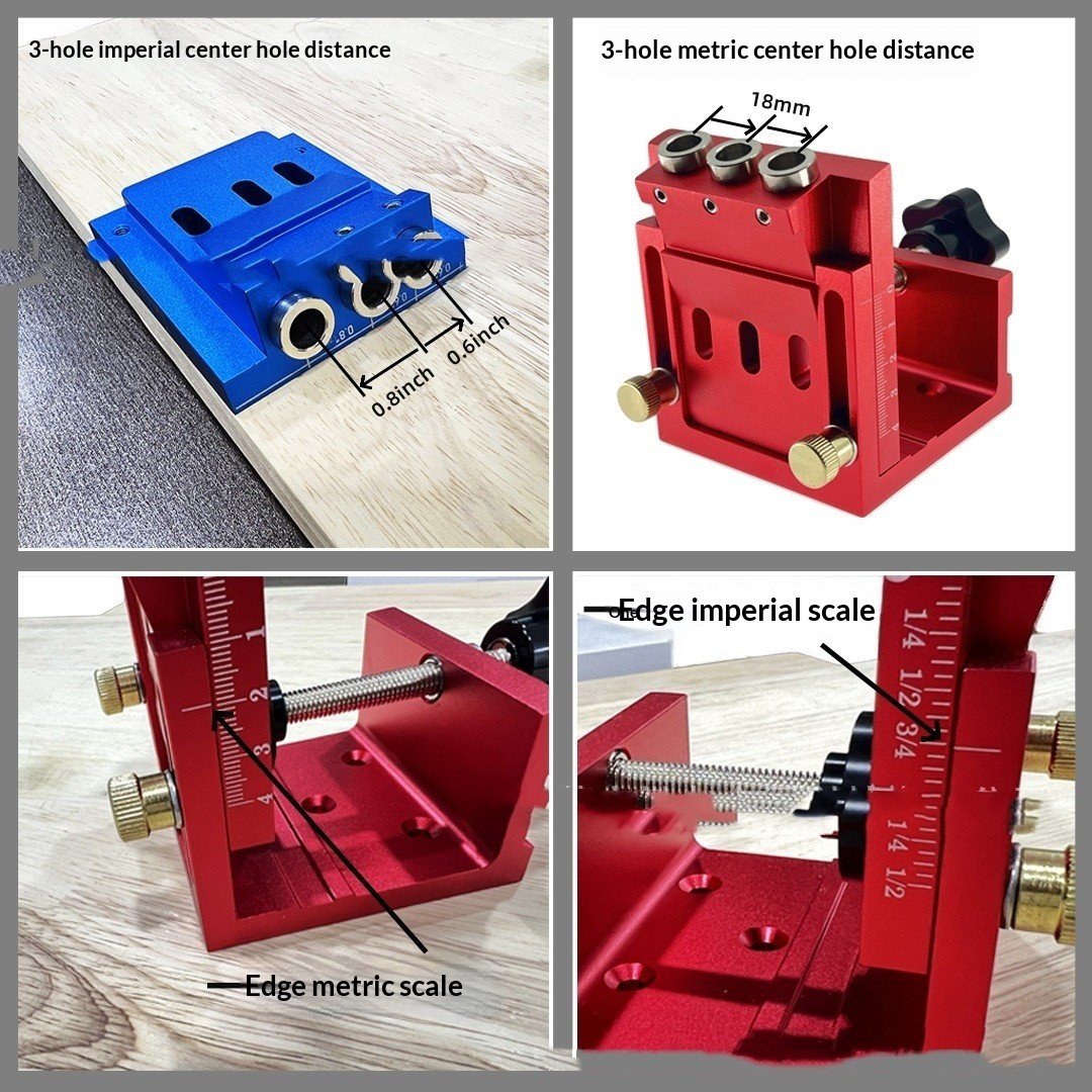 Adjustable Hardware Tools For Woodworking Puncher - Image 3