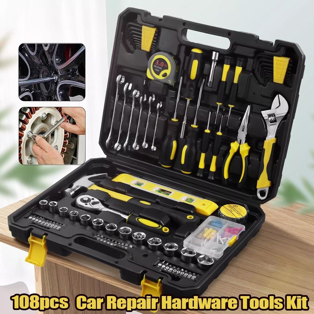 Hand Tool Kit Set 108pcs Household Daily Maintenance Car Repair Hardware Tools - Image 4