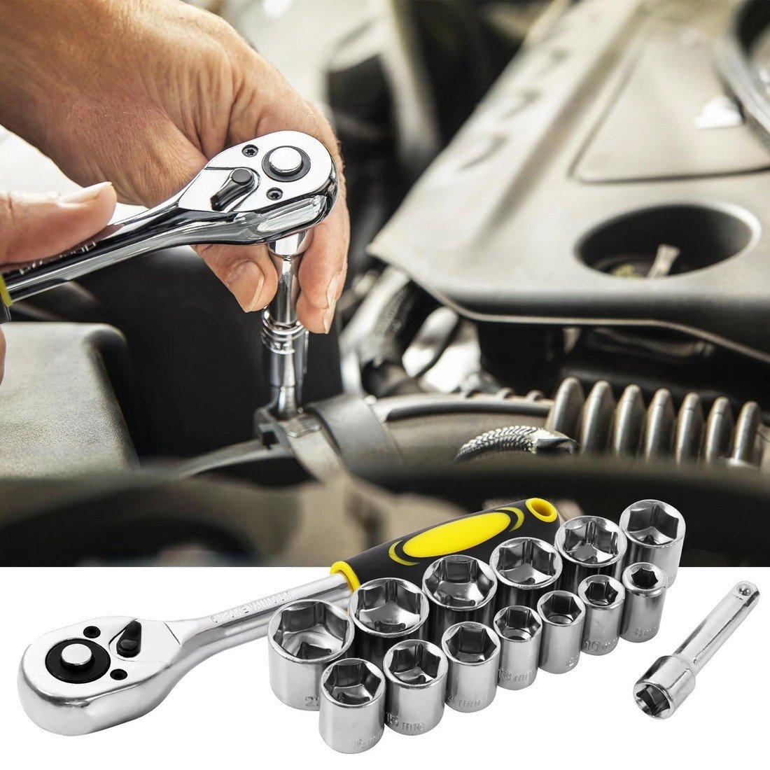 Hand Tool Kit Set 108pcs Household Daily Maintenance Car Repair Hardware Tools - Image 7